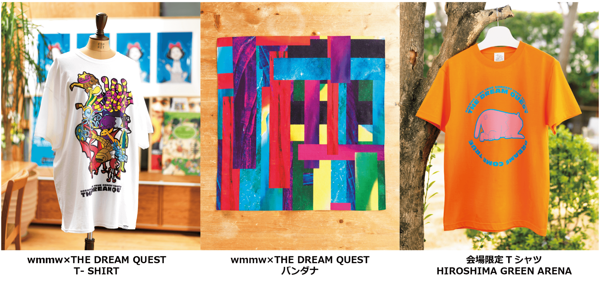 wmmw×THE DREAM QUEST新商品＆THE DREAM QUESTツアー会場限定商品が